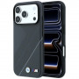 Capa MagSafe BMW M Tire Track with Silver Line para Apple iPhone 18 Pro Max / 17 Pro Max, antracite