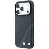Capa MagSafe BMW M Tire Track with Silver Line para Apple iPhone 18 Pro Max / 17 Pro Max, antracite