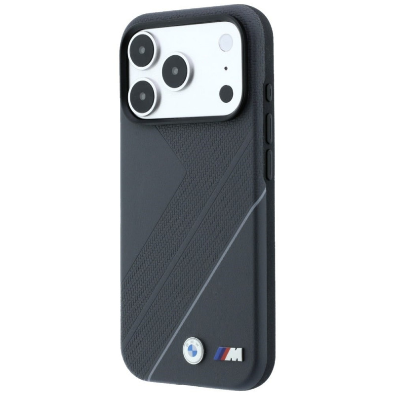 Capa MagSafe BMW M Tire Track with Silver Line para Apple iPhone 18 Pro Max / 17 Pro Max, antracite