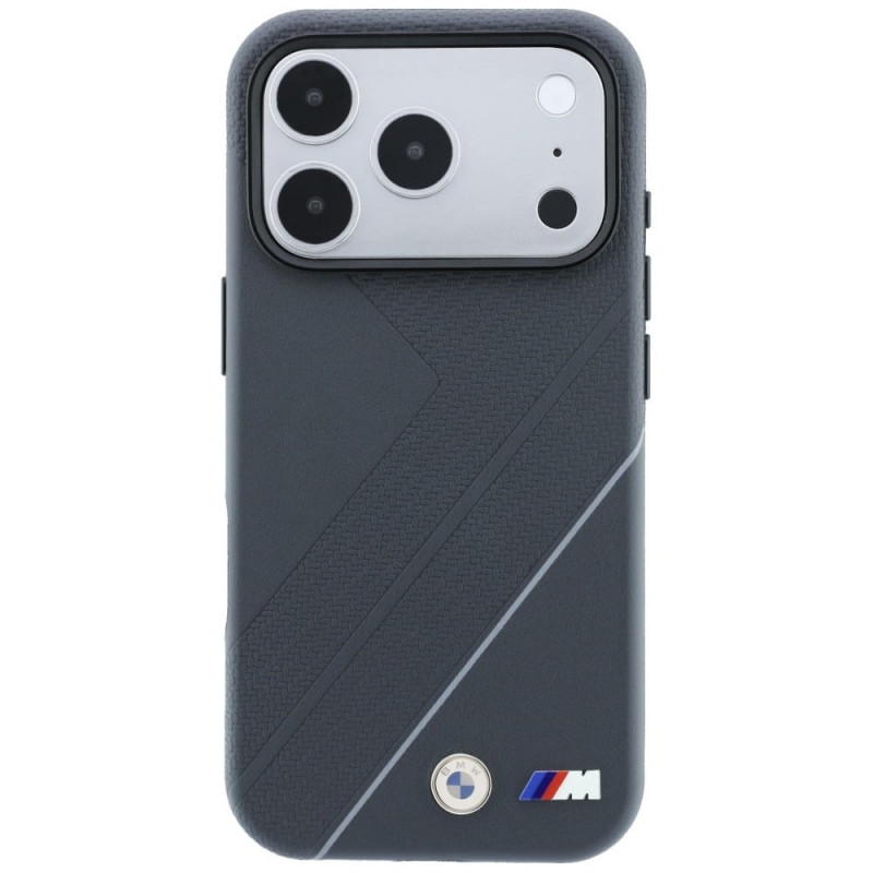 Capa MagSafe BMW M Tire Track with Silver Line para Apple iPhone 18 Pro Max / 17 Pro Max, antracite