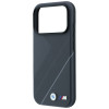 Capa MagSafe BMW M Tire Track with Silver Line para Apple iPhone 18 Pro Max / 17 Pro Max, antracite