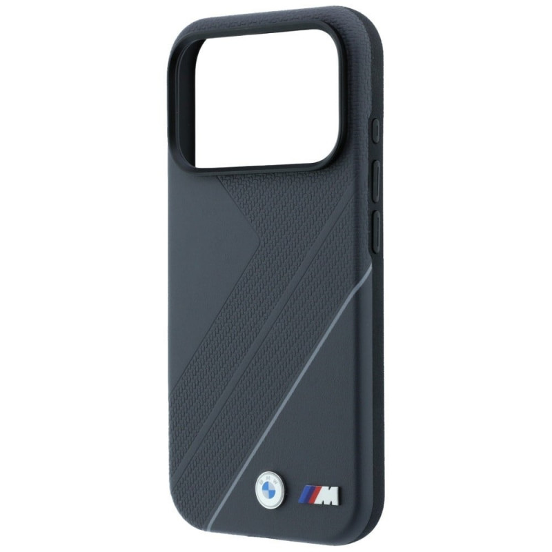 Capa MagSafe BMW M Tire Track with Silver Line para Apple iPhone 18 Pro Max / 17 Pro Max, antracite