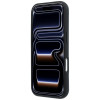 Capa MagSafe BMW M Quadrille Kevlar Metal Logo para Apple iPhone 18 Pro Max / 17 Pro Max, azul-marinho