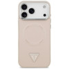 Capa MagSafe Triangle Logo Guess para Apple iPhone 18 Pro Max / 17 Pro Max, rosa