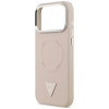 Capa MagSafe Triangle Logo Guess para Apple iPhone 18 Pro Max / 17 Pro Max, rosa