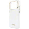 Capa Guess IML Script Metal MagSafe para Apple iPhone 18 Pro / 17 Pro, transparente