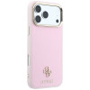 Capa MagSafe Guess Saffiano Small 4G & Classic Logo para Apple iPhone 18 Pro / 17 Pro, rosa
