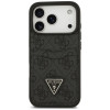 Capa triangular Guess 4G Double Card para Apple iPhone 18 Pro / 17 Pro, preta