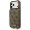 Capa crossbody Guess 4G Cardslots & Magnetic Closure para Apple iPhone 18 Pro Max / 17 Pro Max, castanha