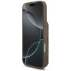 Capa crossbody Guess 4G Cardslots & Magnetic Closure para Apple iPhone 18 Pro Max / 17 Pro Max, castanha