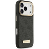 Capa Guess 4G Logo Plate MagSafe para Apple iPhone 18 Pro / 17 Pro, preta