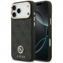 Capa MagSafe Guess 4G Strass Logo para Apple iPhone 18 Pro Max / 17 Pro Max, preta
