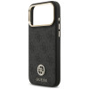 Capa MagSafe Guess 4G Strass Logo para Apple iPhone 18 Pro Max / 17 Pro Max, preta
