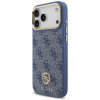 Capa MagSafe Guess 4G Strass Logo para Apple iPhone 18 Pro Max / 17 Pro Max, azul
