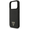Capa MagSafe Guess Croco Triangle Logo para Apple iPhone 18 Pro / 17 Pro, preta