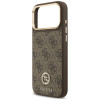 Capa MagSafe Guess 4G Strass Logo para Apple iPhone 18 Pro Max / 17 Pro Max, castanha