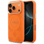 Capa MagSafe Guess Peony Hot Stamp para Apple iPhone 18 Pro Max / 17 Pro Max, Laranja