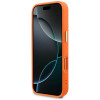Capa MagSafe Guess Peony Hot Stamp para Apple iPhone 18 Pro Max / 17 Pro Max, Laranja