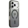 Capa MagSafe Guess IML Gradient Triangle Logo para Apple iPhone 18 Pro Max / 17 Pro Max, preta