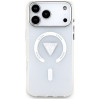 Capa MagSafe Guess IML Gradient Triangle Logo para Apple iPhone 18 Pro Max / 17 Pro Max, Transparente