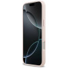 Capa Karl Lagerfeld Silicone Choupette Metal Pin para Apple iPhone 18 Pro Max / 17 Pro Max, rosa
