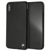 Capa rígida BMW BMHCI65MBC Signature Carbon para Apple iPhone XS Max, preta