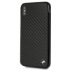Capa rígida BMW BMHCI65MBC Signature Carbon para Apple iPhone XS Max, preta