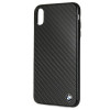 Capa rígida BMW BMHCI65MBC Signature Carbon para Apple iPhone XS Max, preta