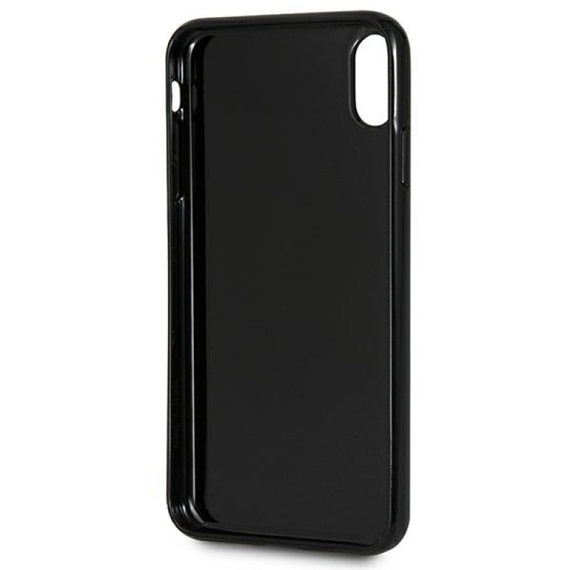 Capa rígida BMW BMHCI65MBC Signature Carbon para Apple iPhone XS Max, preta