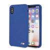 BMW BMHCPXMSILNA Capa rígida Silicone M Collection para Apple iPhone X / XS, azul-marinho