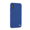 BMW BMHCPXMSILNA Capa rígida Silicone M Collection para Apple iPhone X / XS, azul-marinho