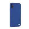 BMW BMHCPXMSILNA Capa rígida Silicone M Collection para Apple iPhone X / XS, azul-marinho