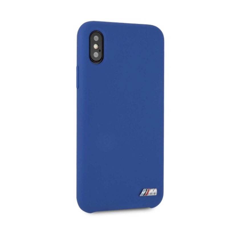 BMW BMHCPXMSILNA Capa rígida Silicone M Collection para Apple iPhone X / XS, azul-marinho