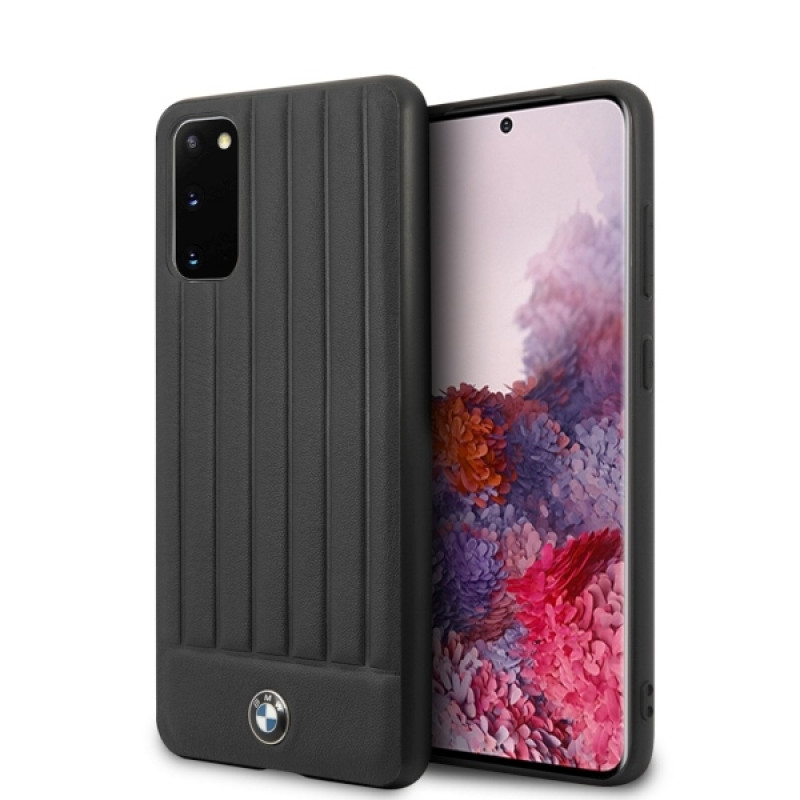 Capa rígida Signature BMW BMHCS62POCBK para Samsung Galaxy S20, preta