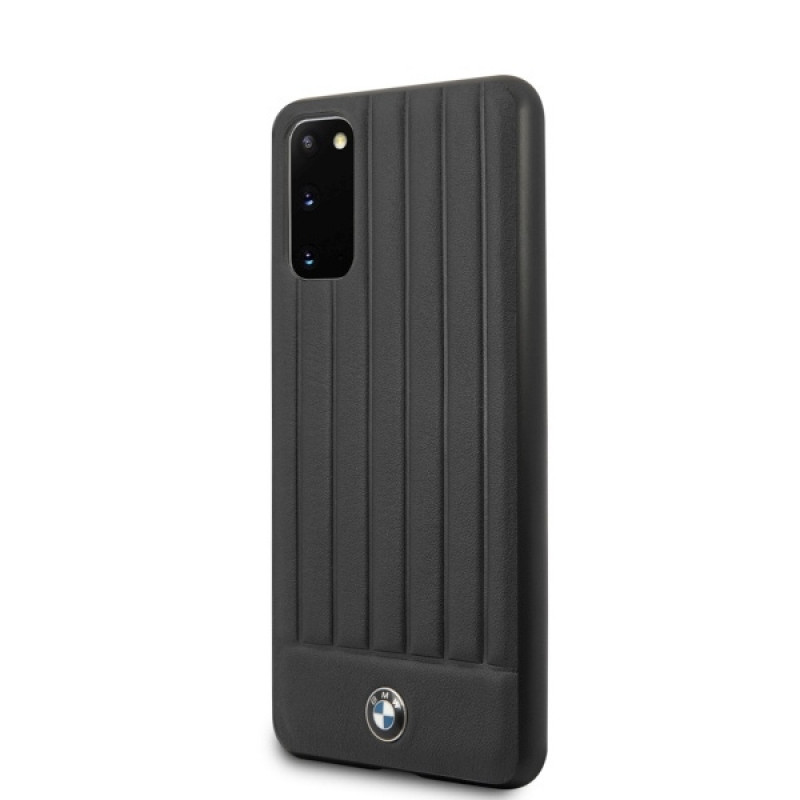 Capa rígida Signature BMW BMHCS62POCBK para Samsung Galaxy S20, preta