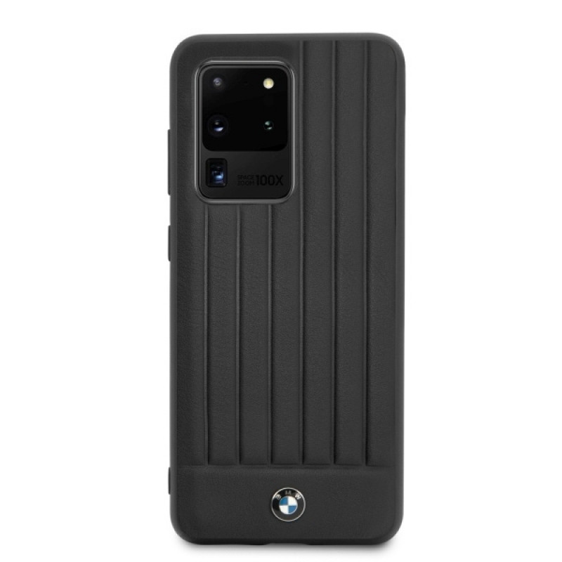 Capa rígida Signature BMW BMHCS69POCBK para Samsung Galaxy S20 Ultra, preta