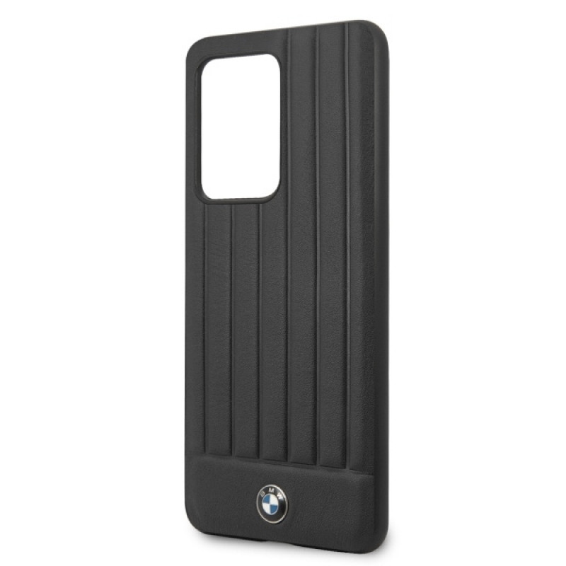 Capa rígida Signature BMW BMHCS69POCBK para Samsung Galaxy S20 Ultra, preta