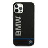 Capa rígida BMW BMHCP12MPCUBBK Signature com logótipo impresso para Apple iPhone 12 / 12 Pro, preta
