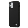 BMW BMHCP12SSILBK Capa rígida Silicone Signature para Apple iPhone 12 mini, preto