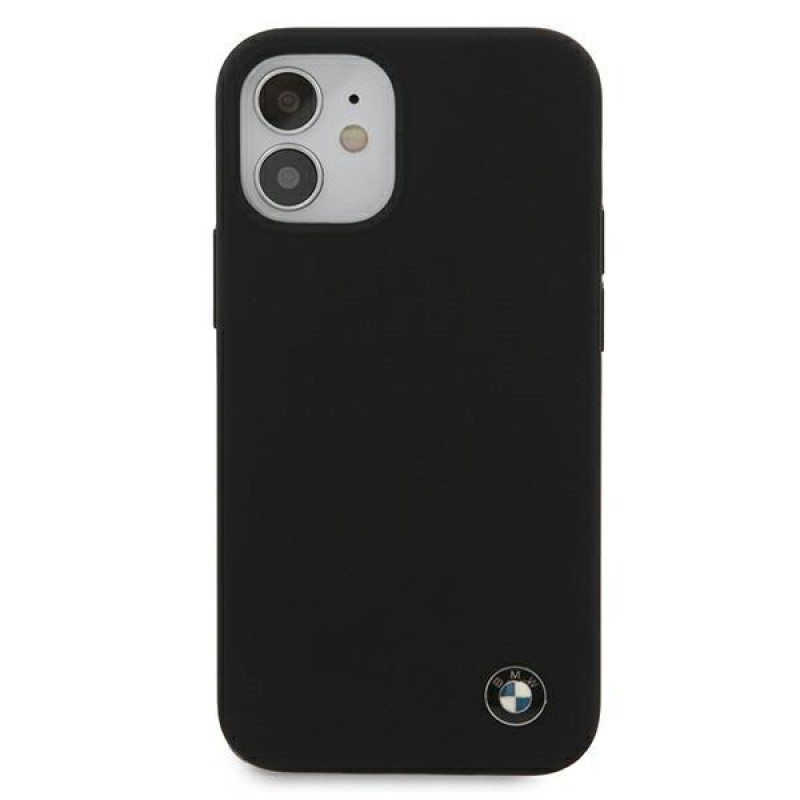 BMW BMHCP12SSILBK Capa rígida Silicone Signature para Apple iPhone 12 mini, preto