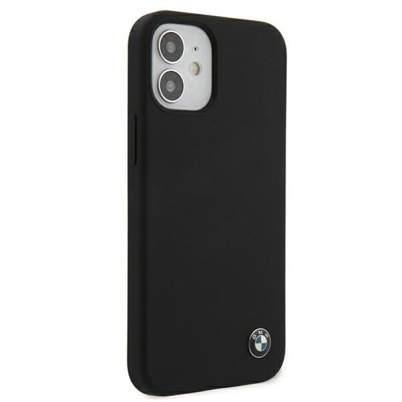 BMW BMHCP12SSILBK Capa rígida Silicone Signature para Apple iPhone 12 mini, preto