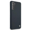 BMW BMHCS21MSILNA Capa rígida Signature em silicone para Samsung Galaxy S21+, azul-marinho