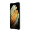 BMW BMHCS21MSILNA Capa rígida Signature em silicone para Samsung Galaxy S21+, azul-marinho