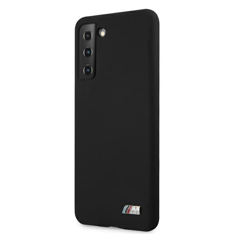BMW BMHCS21MMSILBK Capa Silicone M Collection para Samsung Galaxy S21+, preta
