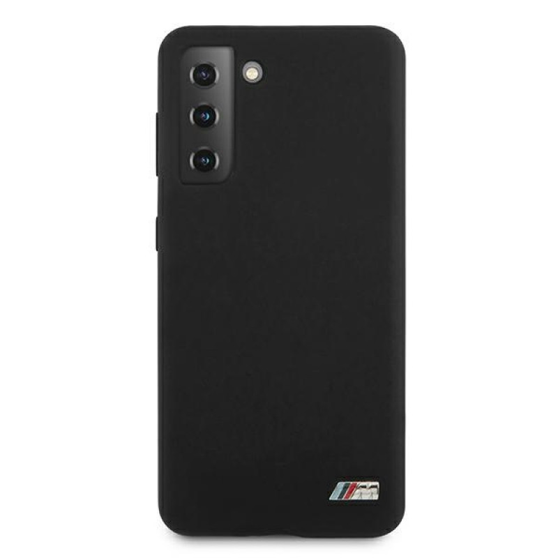 BMW BMHCS21MMSILBK Capa Silicone M Collection para Samsung Galaxy S21+, preta