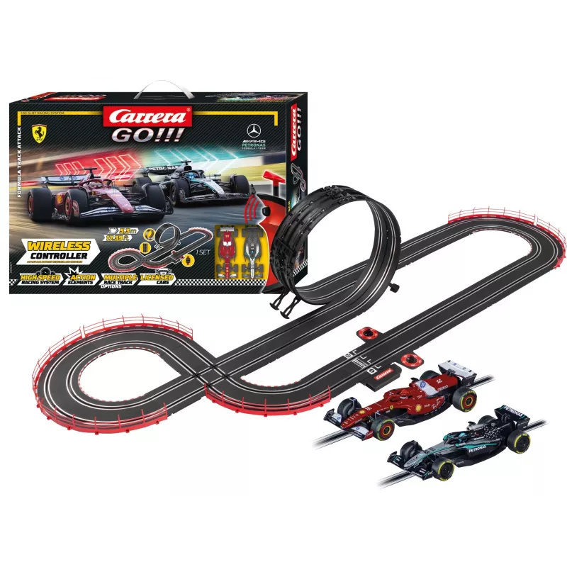 Conjunto de arranque Carrera GO!!! Formula Track Attack (20062617)