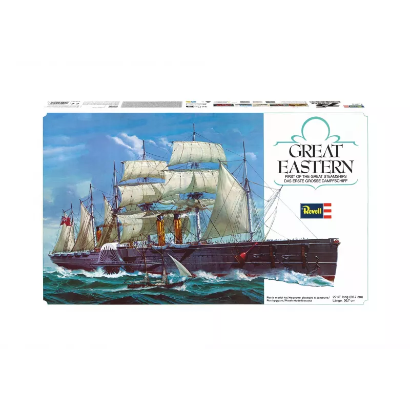 Kit de modelo de navio Revell 05608 Great Eastern, 75 anos, 1:388