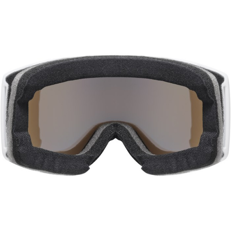 Óculos de esqui UVEX Scenic P, branco/prateado