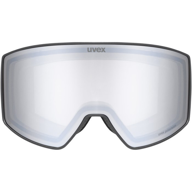 Óculos de esqui UVEX Scenic P, preto/prateado