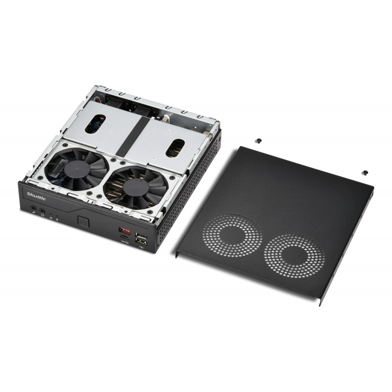Mini PC barebone Shuttle DH810 XPC Slim, LGA1851, 8 GB de RAM DDR5
